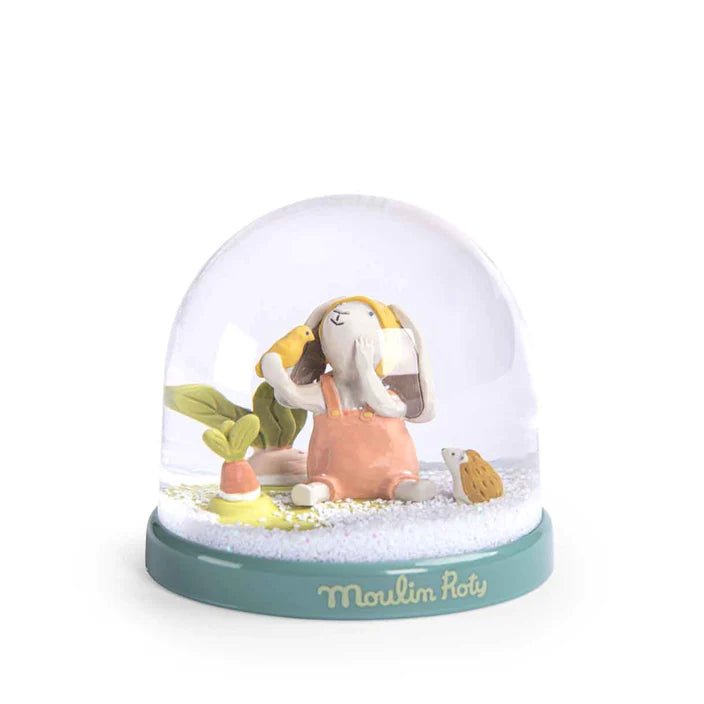 Moulin Roty: Snow Globe - Trois Petits Lapins - Acorn & Pip_Moulin Roty
