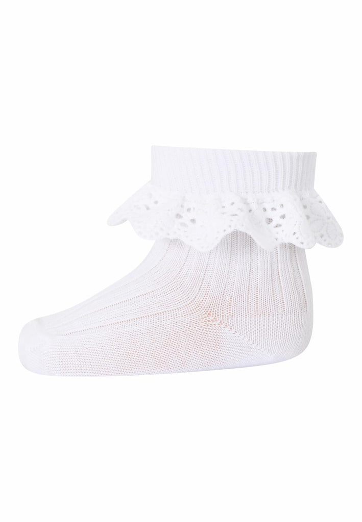 MP Denmark: Lisa Lace Kids Socks - White - Acorn & Pip_MP Denmark