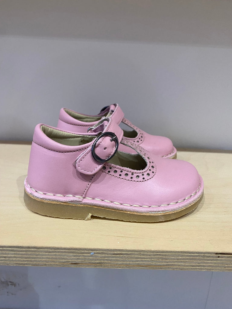 Petasil: Catarina Classic T-Bar Girls Shoes - Pink Mist - Acorn & Pip_Petasil