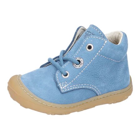 Ricosta: Cory Kids Boot with Laces - Jeans / Blue - Acorn & Pip_Ricosta