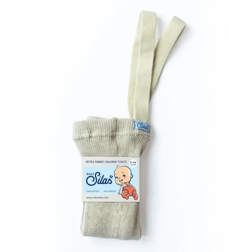 Silly Silas: Footed Tights - Cream Blend - Acorn & Pip_Silly Silas