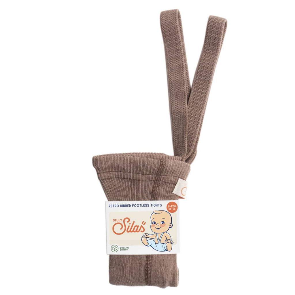 Silly Silas: Footless Tights - Granola - Acorn & Pip_Silly Silas