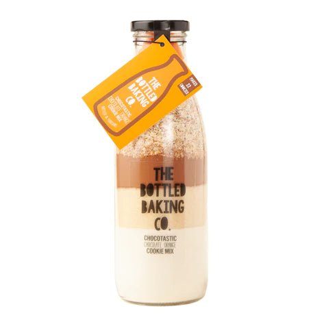 The Bottled Baking Co: Chocotastic Chocolate Orange Cookie Bottled Baking Mix - 750ml - Acorn & Pip_The Bottled Baking Co