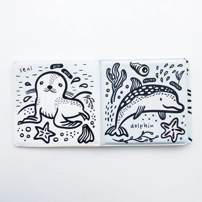 Wee Gallery: Colour Me Bath Book: Who’s in the Ocean? - Acorn & Pip_Wee Gallery