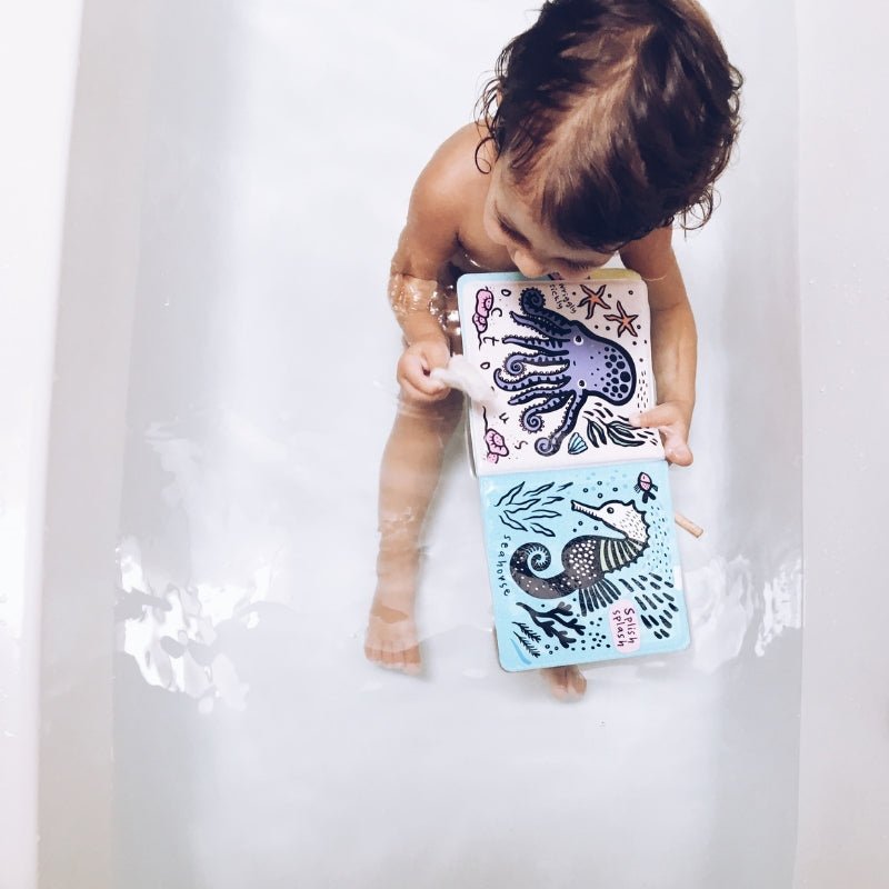 Wee Gallery: Colour Me Bath Book: Who’s in the Ocean? - Acorn & Pip_Wee Gallery