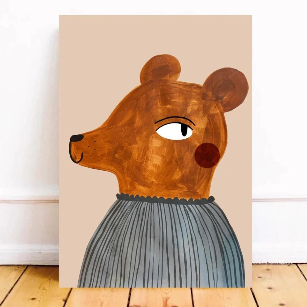 Yaya Studio: Baby Bear - Art Print A3 - Acorn & Pip_Yaya Studio